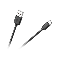 Kompiuterių komponentai ir priedai // PC/USB/LAN kabeliai // Kabel USB - USB typu C 1.5m Cabletech Eco-Line