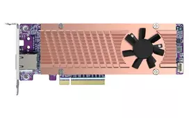 QNAP QM2-2P410G1T – PCIe adapterio kortelė su 10GbE RJ-45 prievadu