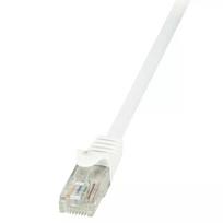 Tinklo kabelis LogiLink 1m RJ-45 Cat6 U/UTP Baltas