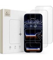Apsauginis grūdintas stiklas Apple iPhone 16 Pro Max / 17 Pro Max / 18 Pro Max telefonui "Tech-Protect Glass Fit+ 2-Pack"