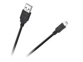 Kompiuterių komponentai ir priedai // PC/USB/LAN kabeliai // Kabel USB - mini USB   1.8m Cabletech Eco-Line