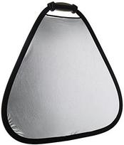 Fotografijos reflektorius - Lastolite blenda Trigrip 75cm sidabrinė/balta