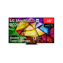 LG 4K evo AI Mini RGB TV | 65MRGB87B3B | 65 | Smart TV | webOS | UHD | Black