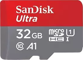Sandisk 32GB „Ultra Micro SDHC“ ir SD atminties kortelės adapteris