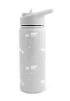 SARO termo gertuvė su šiaudeliu, Polaris glacier gray, 500ml., 74557
