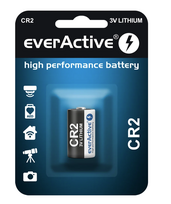 CR2 baterijos 3V everActive ličio CR2 pakuotėje po 1gb.