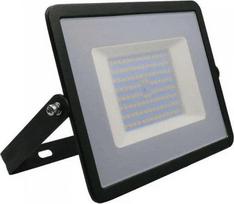 V-tac 100W LED prožektorius, E-serija, juodu korpusu, 4000K