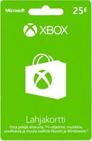 Microsoft XBOX / Windows dovanų kortelė 25 eurai, aktyvinimo kortelė
