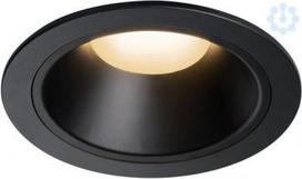 NUMINOS® XL, Recessed ceiling light, 2700 K, 55°, IP20, round, black 1009924 | 4024163308304
