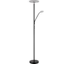 Globo 59093S - LED reguliuojama grindinė lempa STANFORD 28W/230V + 5W 3000K juoda