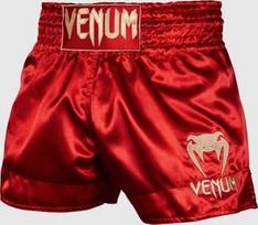 Muay Thai šortai Venum Classic - Bordo/Auksinė
