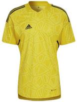 Vyriški marškinėliai adidas Condivo 22 Goalkeeper Jersey Short Sleeve geltona HF0138 (M)