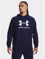 UAR Under Armour Rival Fleece Logo HD vyriškas džemperis tamsiai mėlynas mėlynas 1379758 410 L