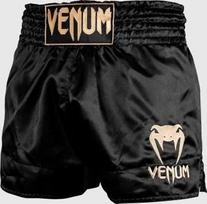 Muay Thai šortai Venum Classic – juoda/auksinė