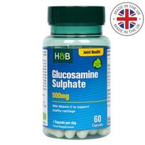 Holland & Barrett Gliukozamino sulfatas 500 mg (60 kaps.)