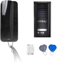 INTERCOM CYFRAL COSMO 1-TENANT CASSETTE BLACK UNIFON BLACK