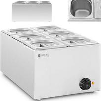 Royal Catering Bain-marie elektrinis šildytuvas 6 x GN 1/6 640 W
