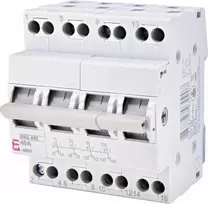 Eti Polam Etipo tinklo generatoriaus jungiklis I-0-II 40A 4P SSQ 440 Eti 002421445 trifazis modulinis DIN bėgis