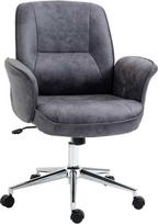 Vinsetto Ergonomiška biuro kėdė su supimo funkcija, reguliuojamo aukščio, keliamoji galia iki 120 kg, 67x69x92-102 cm