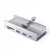 „Orico MH5PC“ šakotuvas, montuojamas ant spaustuko, USB-C / 2x USB-A 3.2 + 1x USB-C 3.2 + 1x SD&TF & SD kortelės lizdas, spalvotas