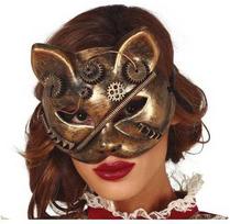 Fiesta Steampunk katės kaukė