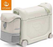 Stokke JetKids - komplektas kelioninis BedBox + Crew Backpack | Sea Žalias