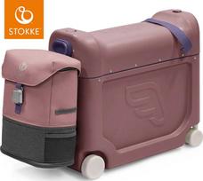 Stokke JetKids - komplektas kelioninis BedBox + Crew Backpack | Hazy Lilac