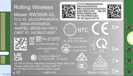 HP 5G Modem m.2 WWAN 4G/5G Sub-6 GHz FM350-GL Mobile Broadband Cellular (compatible with WWAN-ready EliteBook 8 X - G1i G1a - 13 14 16, Flip, ZBook 8 X Fury - G1i G1a - 14 16 18) / B8BD4AA