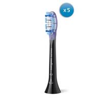 Philips HX9055/88 dantų šepetėlio galvutė 5 vnt Juoda