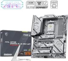 MSI MAG X870E GAMING PLUS MAX WIFI | Processor family AMD | Processor socket AM5 | DDR5 | Supported hard disk drive interfaces SATA, M.2 | Number of SATA connectors 4