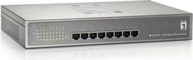 No Name Switch LevelOne 8-port PoE+ 19" 123W