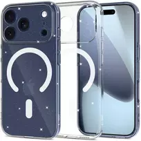 Tech-Protect FlexAir MagSafe dėklas skirtas Apple iPhone 17 Pro – skaidrus Glitter