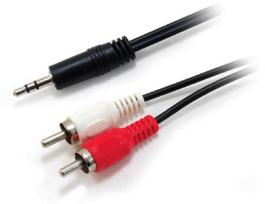Equip jack male / 2x RCA male 2m 3.5mm Male to 2xRCA Male