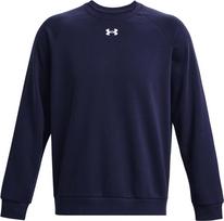Under Armour Men's Rival Fleece Crew Sweatshirt Navy Blue 1379755 410