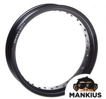 Ratlankio gaubtas  17"x3,50 36 SPOKES ALUMINIUM BLACK