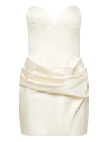 ROTATE - Bustier Mini Dress - Trumpa suknelė - Balta