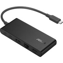 Asus dokas Dual 4K USB-C Dock DC201, 1xRJ-45, 3xUSB 3.0 Type-C, 1xHDMI