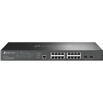Tp-Link Valdomas jungiklis SG3218XP-M2, 16x2.5GE PoE+, 2xSFP+, 120Gb/s, 8 PoE+ prievadai, 2 SFP+ lizdai, 240W