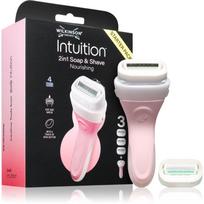 Wilkinson Sword Intuition 2in1 Soap & Shave Nourishing skutimosi mašinėlė + atsarginės galvutės