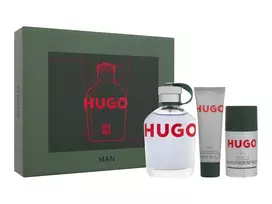 „Hugo Boss“ rinkinys: „Hugo Man“ EDT 125 ml, gelis 50 ml, dezodorantas 75 ml