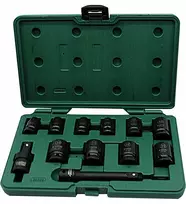 SATA IMPACT SOCKET SET 1/2" 12pcs.
