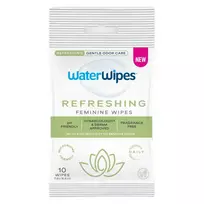 WATERWIPES_Fem Care Refreshing drėgnos servetėlės intymiai higienai, 10 vnt.