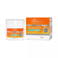BIELENDA PROFESSIONAL_„Supremelab Energy Boost“ maitinamasis ir atgaivinamasis veido bei akių odos kremas su 5 % dvigubo vitamino C, 40 ml