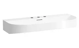 izlietne Sonar, 1000x420 mm, 3MC, slīpēta apakša, balta