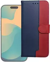 Oem Dėklas su klapką na Samsung S26 ULTRA Split Book spalva tamsiai mėlyna-raudona