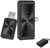 Automobilinis adapteris 4smarts transmiteris ekrano atvaizdavimui (Screen Mirroring) CarPlay juodos spalvos