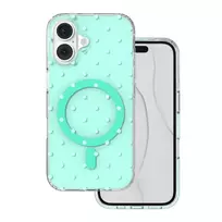 TFO Bubble Dots Mag dėklas, skirtas iphone 16 6,1' žalias