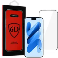 Toptel Topt Tel Protect Full Glue 6D Apsauginis stiklas skirtas Apple iPhone 17 Air juodas