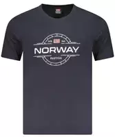 Norway 1963 MĘSKA KOSZULKA Z KRÓTKIM RĘKAWEM mėlyna