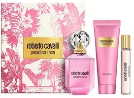 Roberto Cavalli Paradiso Rosa - EDP 75 ml + body lotion 100 ml + EDP 15 ml